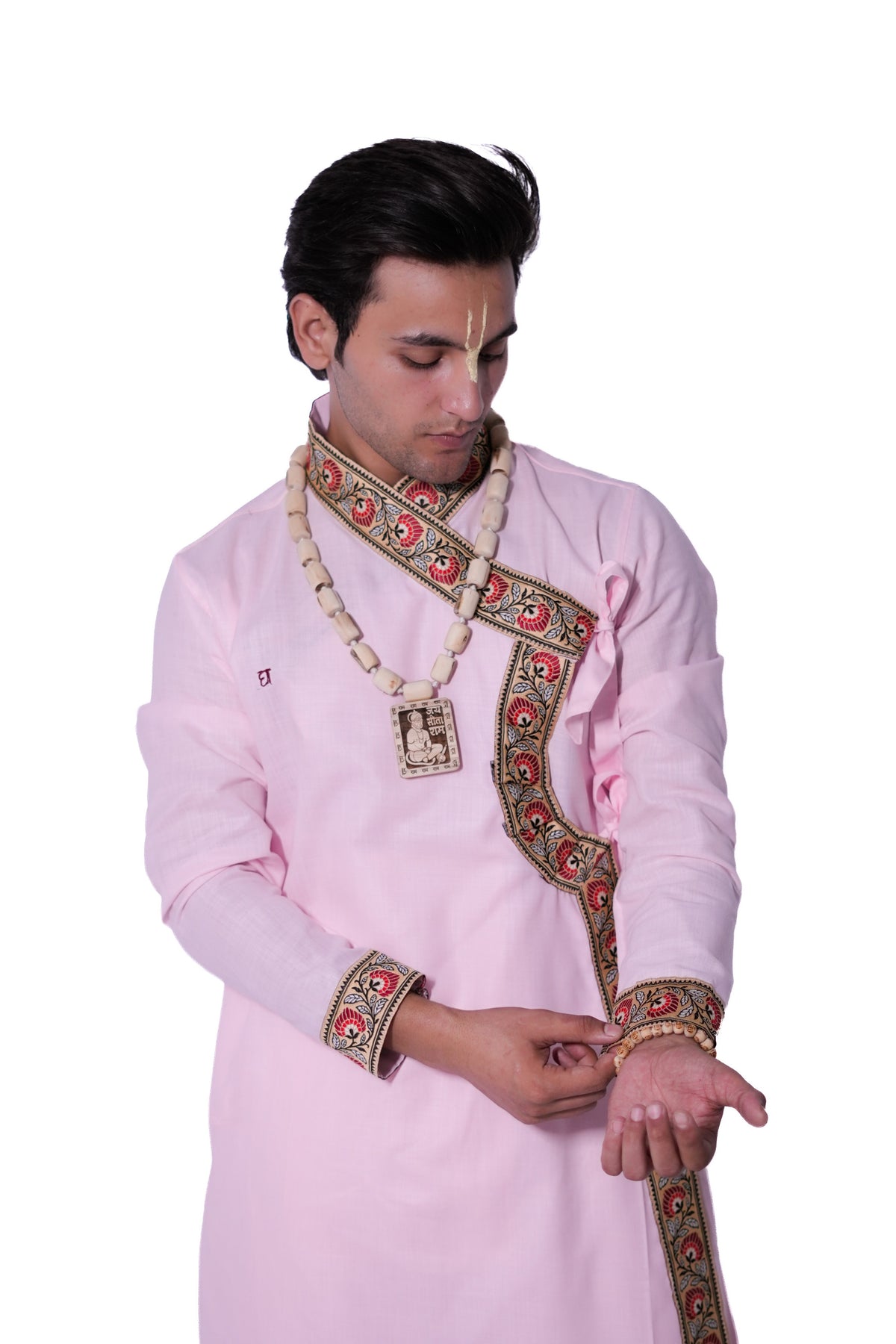 Anurag Border Bagalbandhi - Pink