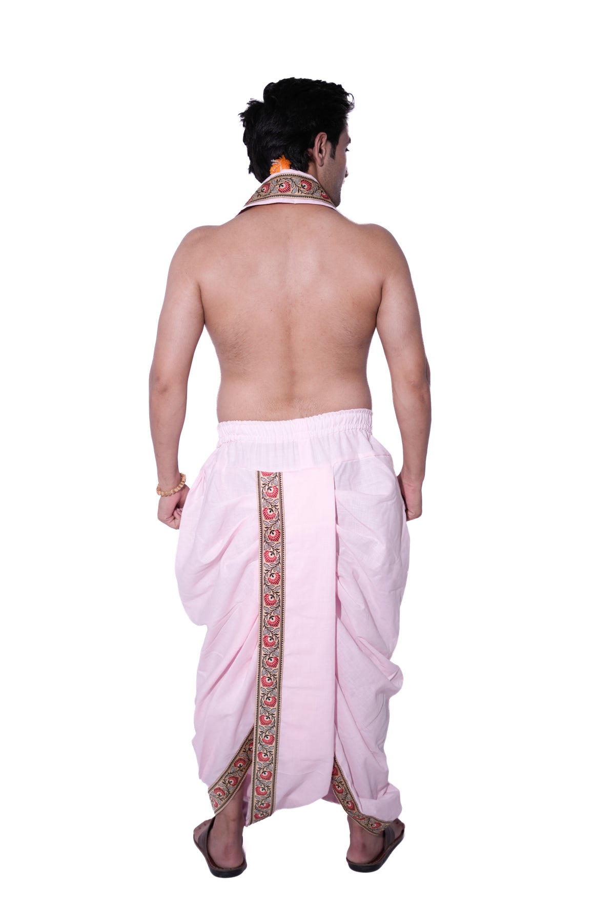 Readymade Dhoti and dupatta set - Anurag Pink