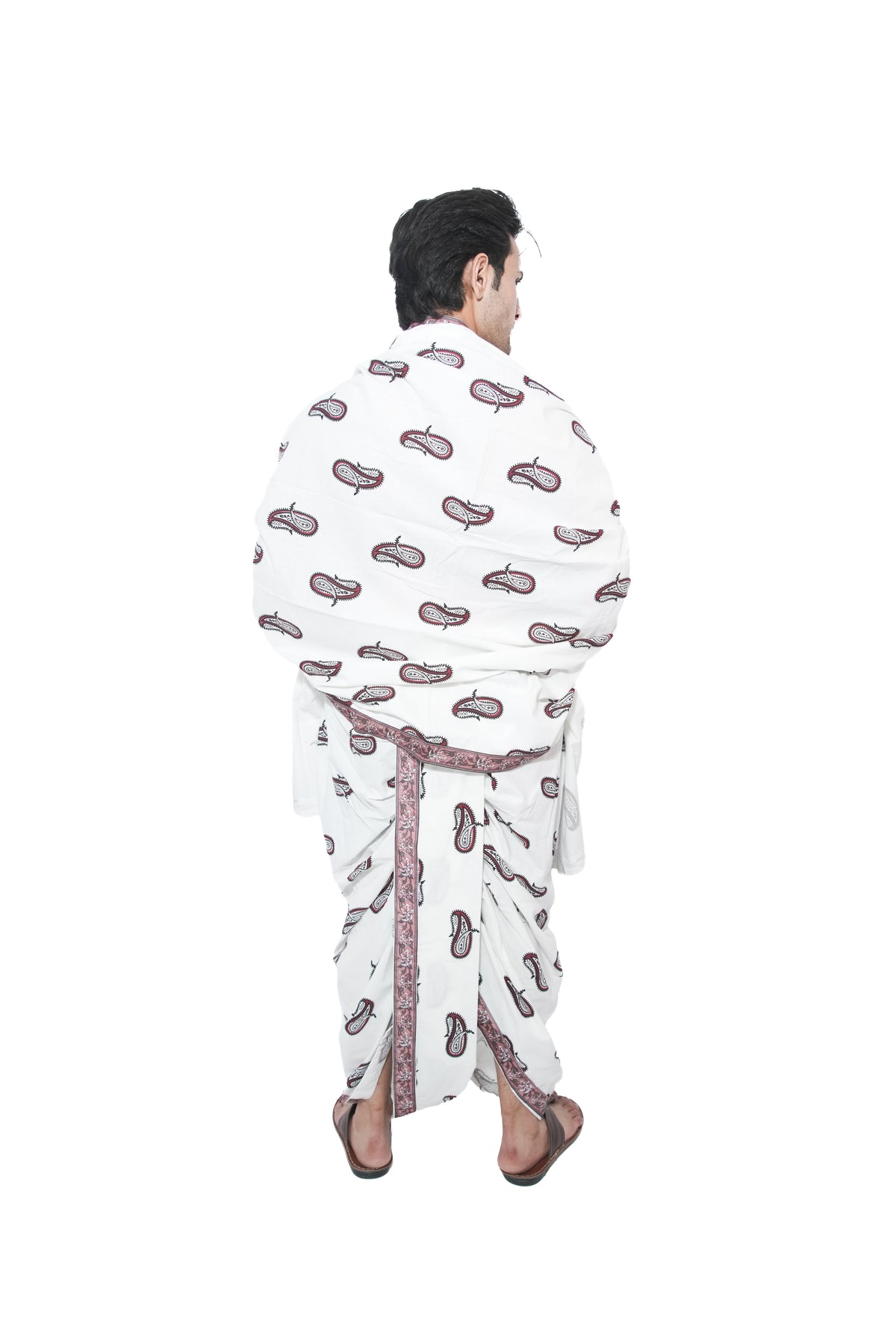 Arya Dhoti and dupatta set - Off white